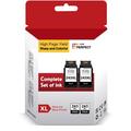 2X Capacity PG-243XL(245XL) Black Ink Cartridges 2 Pack Replacement for Canon 243 PG243 PG 243 Fit for Cannon Pixma TR4520 MG2522 TS3322 TR4522 TS3122 MX490 MX492 MG2922 MG2520 Printers 245 XL