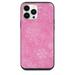Pink Winter Snowflakes Design Phone Case for iPhone 7 8 X XS XR SE 11 12 13 14 Pro Max Mini Note s10 s10plus s20 s21 20plus