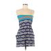 Marc by Marc Jacobs Casual Dress: Blue Dresses - Women's Size X-Small