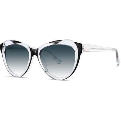 Zenni Women's Heart Rx Sunglasses Clear Plastic Full Rim Frame