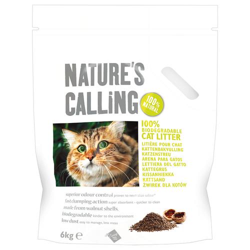 2x 6kg Nature's Calling Katzenstreu