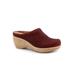Wide Width Women's Madison Clog by SoftWalk in Rust Embossed (Size 12 W)