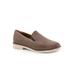 Wide Width Women's Whistle Ii Dressy Flat by SoftWalk in Stone (Size 10 W)