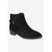 Women's Dora Bootie by Bella Vita in Black Suede Leather (Size 8 M)