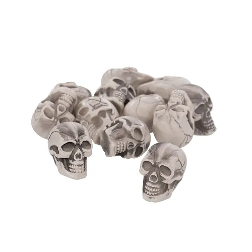 Décoration ""têtes de mort"", 12 pièces