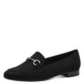 MARCO TOZZI Damen Slipper Elegant Vegan, Schwarz (Schwarz), 40 EU