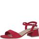 MARCO TOZZI Damen Sandalen mit Absatz mit Verstellbarem Riemen Elegant, Rot (Red), 38