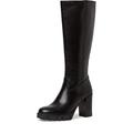 Tamaris Damen Klassische Stiefel, Frauen Stiefel,TOUCHit-Fußbett,winterstiefel,winterschuhe,uebergangsstiefel,uebergangsschuhe,BLACK,39 EU