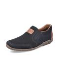 Rieker Herren Slipper 09069, Männer Slip On,Halbschuhe,Slip-ons,Slides,Schlupfschuhe,schluepfschuhe,Loafer,College,Schuhe,schwarz (00),43 EU / 9 UK