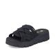 Rieker Damen Pantoletten V1008, Frauen Slipper,Freizeitschuhe,Schlupfschuhe,schluepfschuhe,Slip-ons,Backless Slipper,Mules,schwarz (00),38 EU / 5 UK