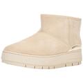 Tommy Hilfiger Damen Boots Metallic Suede Snowboot Wildleder, Beige (White Clay), 37 EU