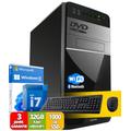 Intel Core i7 Multimedia PC - Schneller Computer für Büro & Home Office | 32GB RAM | 1000GB SSD + 2000GB HDD | DVD+RW | USB3.0 | WLAN | Windows 11 Pro | WiFi 600 und Bluetooth 5