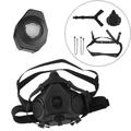 RASPIO Special Tactical Respirator Built-in Microphone, Replaceable Filter Half Face Gas Masks for Paintball Airsoft Wargame