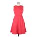 Lands' End Casual Dress: Red Dresses - Women's Size 6 Petite