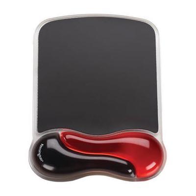 Kensington Duo Gel Mouse Pad with Wrist Rest (Red and Black) K62402AM