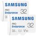Samsung 32GB PRO Endurance microSDHC Memory Card with SD Adapter (2-Pack) MB-MJ32KA/AM