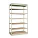 Hallowell Rivetwell Single Rivet Boltless 84" H 7 Shelf Shelving Unit Starter Wood/Wire/Metal in White | 84 H x 36 W x 18 D in | Wayfair