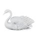 Red Barrel Studio® Blaik Resin Swan Sculpture Resin in Gray | 15.75 H x 24.3 W x 9.6 D in | Wayfair 36A99A32D04A41C0BBE68CAE88E96182