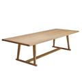 Wildon Home® Brelynn Rectangular Dining Table Wood in Brown/Green | 70.8 W x 31.4 D in | Wayfair 4EC86984745D45928D5EFAF97187BF77