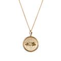 Women's Kyle Cavan Gold Michigan State Spartans Sunburst Necklace