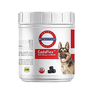 Stratford Animal Health CadaFlex Soft Chews with MSM Large Dog Soft Chews, 84 count