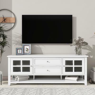Modern Entertainment Center with Multifunctional Storage Space