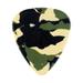 Exotic Plectrums - Celluloid Woodland Camouflage Guitar Or Bass Pick - 0.71 mm Medium Gauge - 351 Shape - 1 Pack