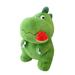 Kripyery Dinosaur Plush Toy Fluffy Cute Pink/Green Dinosaur Eat Watermelon Plushies Companion Pillow Soothing Toy Soft Stuffed Animal Cartoon Dinosaur Plush Pillow Children Girl Gift