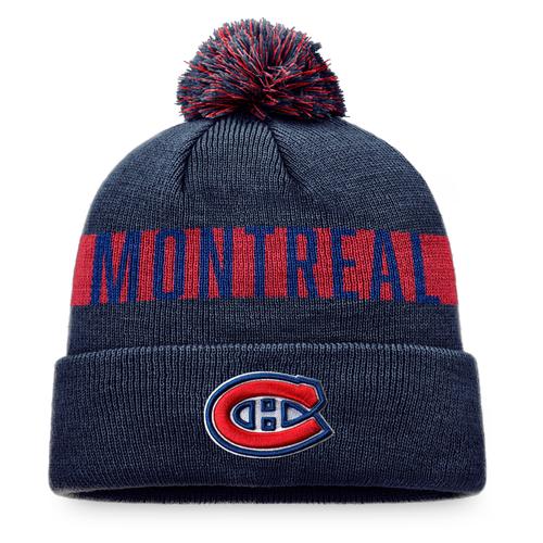 Montreal Canadiens Fundamental Beanie Cuff mit Bommel