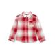 Levi's Kids Jungen LVB LS Flannel ONE Pocket Shirt 8EG893 Hemden, Rhythmic RED, 4 Years