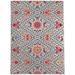 Porch & Den Thatcher Floral Trellis Pattern Area Rug 9 x12 9 x 12 Indoor Living Room Rectangle