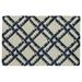 Park Designs Bamboo Trellis Blue Rug 2 ft x 3 ft