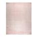 Hand-Knotted Wool Pink Modern Contemporary Moroccan Rug Made in India