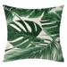 Throw Pillows And Green Botanical Jungle Collect Design Pillowcase Sofa Cushion Tropical Rainforests Leaf Decorative Throw Pillow Case Cushion Cover Home Sofa Decor Sleep Silk Pillowcase