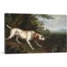 ARTCANVAS Hunting Dog Canvas Art Print by Johann Georg de Hamilton - Size: 12 x 8 (0.75 Deep)