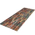 JeashCHAT Hallway Runner Rug Clearance 15.7 x 47.2 Runner Rug for Kitchen Non-Slip Washable Rug Runner for Laundry Indoor Door Mat Runner Floor Mat Area Rug for Bedroom (Colored Tiles)