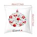 Clearance! Pgeraug Christmas Pillow Covers Christmas Decorations Christmas Throw Pillow Covers Pillow Case New Pillowcase Rag Linen Pillowcase Back Cushion Cover Pillow Case F