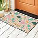 Modern Colorful Terrazzo Pink Rugs Doormat Non-Slip Machine Washable Carpets Floor Door Mat 36 x 24