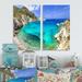 DESIGN ART Designart Greece Beaches of Milos Island Landscape Canvas Wall Art Print 2 Piece Set 12 W x 20 H x 1 D x 2 Pieces