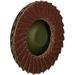 28590 2-Inch 100 Grit Flap Disc For 38544 LHW/E Brown