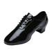 Cathalem Shoes Men Adult Male Shoes Men High Tops Leather Dance Shoes Dance Hall Latin Dance Shoes Men s Shoes Leather Dark Blue 10.5