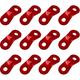12 Pieces Aluminum Alloy Guyline Cord Adjuster Camping Rope Tensioner Aluminum Alloy Tent Rope Tightener for Tent Camping Hiking Outdoor Activityï¼Œred
