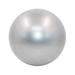 Exercise Pilates Ball - Stability Ball for Yoga Barre Training and Physical Therapy- Improves Balance Core Strength Back Pain & Posture- Comes with Inflatable Straw Silver