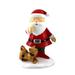 Binwwede Christmas Figurines Cute Santa Claus with Dog/Cat Statues Decorations