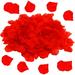 Red Rose Petals Artificial Flowers Rose Petals for Romantic Night Wedding Party Bathroom Valentine s Day