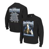 Men's Ripple Junction Black "Stone Cold" Steve Austin WWE Champion Fleece Pullover Sweatshirt