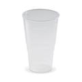 LogiPack GeRo Trinkbecher |100 Stück| Eichstrich 0,5l | Bierbecher Plastikbecher Einwegbecher aus Kunststoff PP (Polypropylen), Transparent klar