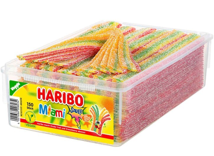 Haribo Miami Sauer 150 Stück (1,25 kg) Image