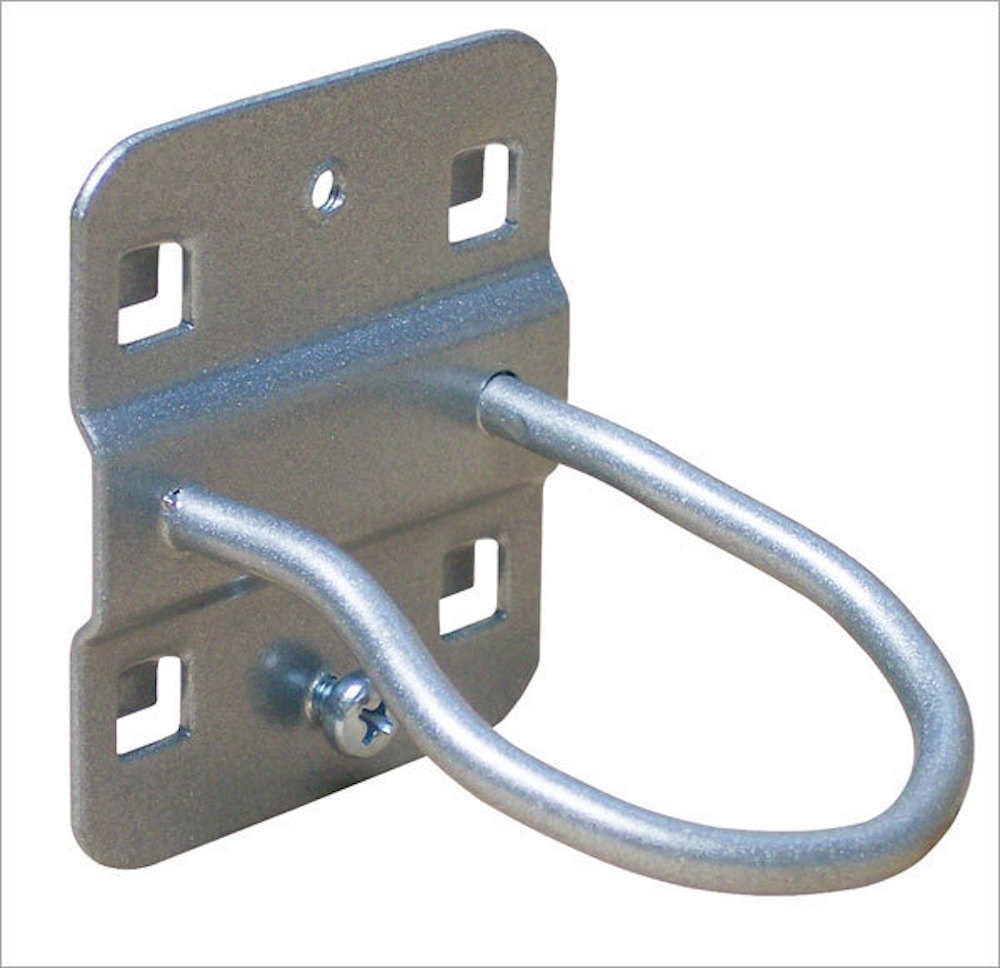 PROREGAL Maschinenhalter für Lochplatte | 4cm | Weissaluminium Image