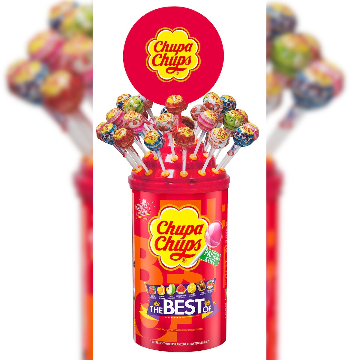 Chupa Chups Lutscher The Best Of 100 Stück (1,2kg) Image
